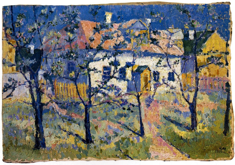 Garden in Bloom - Kazimir Malevich
