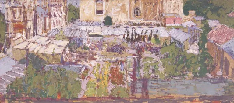 Garden with Flowers, Rue de la Tour - Édouard Vuillard