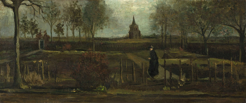 The Garden of the Presbytery at Nuenen in Spring - Vincent van Gogh