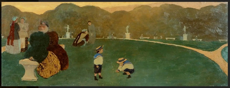 Public Garden, Evening - Félix Vallotton