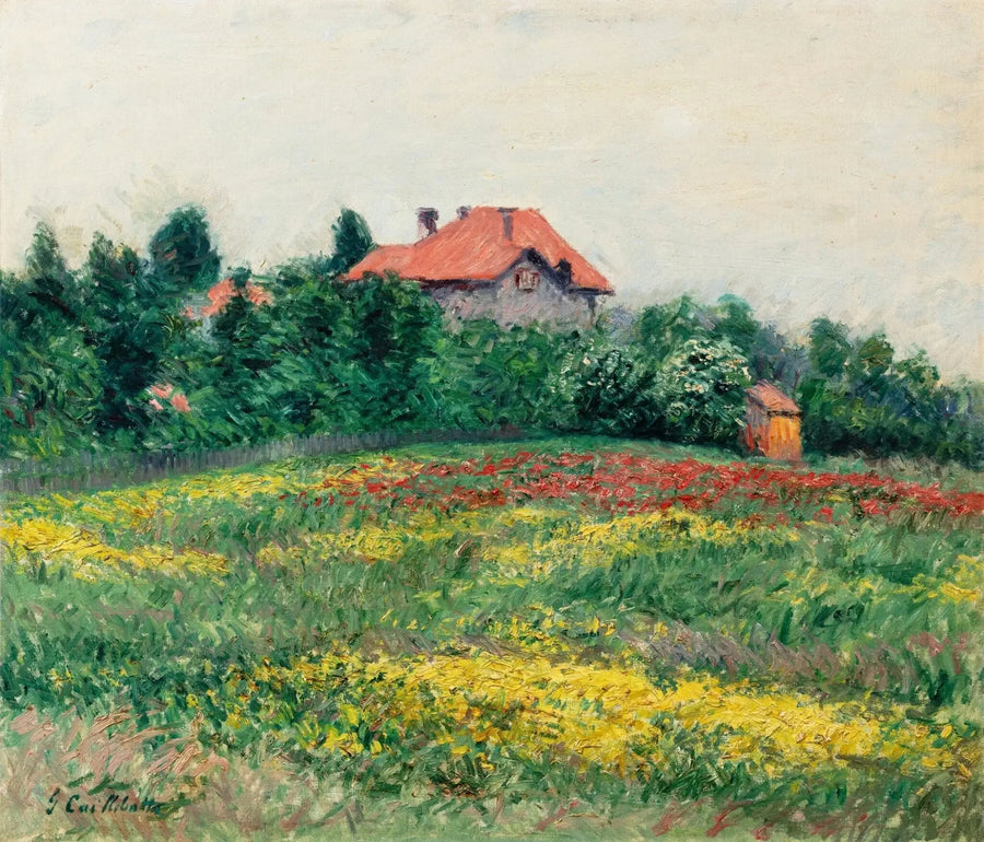 Wild Garden at Petit Gennevilliers - Gustave Caillebotte