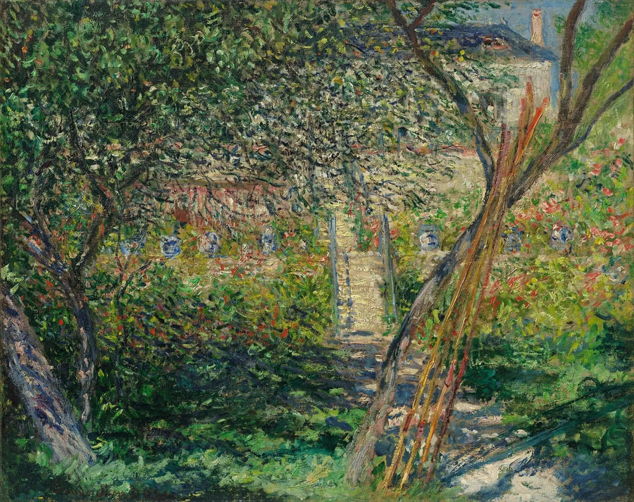 The Garden in Vétheuil W666 - Claude Monet