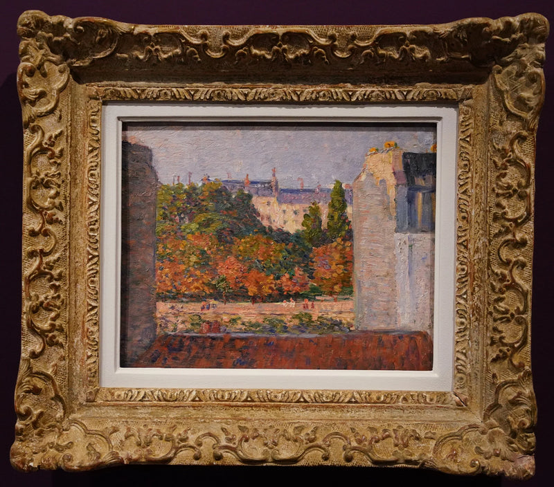 Garden seen from an elevated window - Maximilien Luce