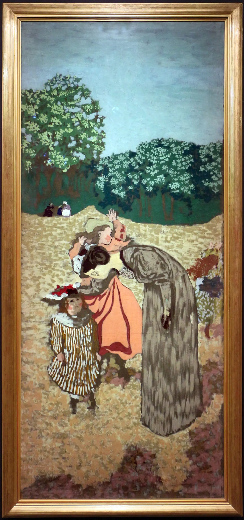 Public Gardens: The Interrogation - Édouard Vuillard