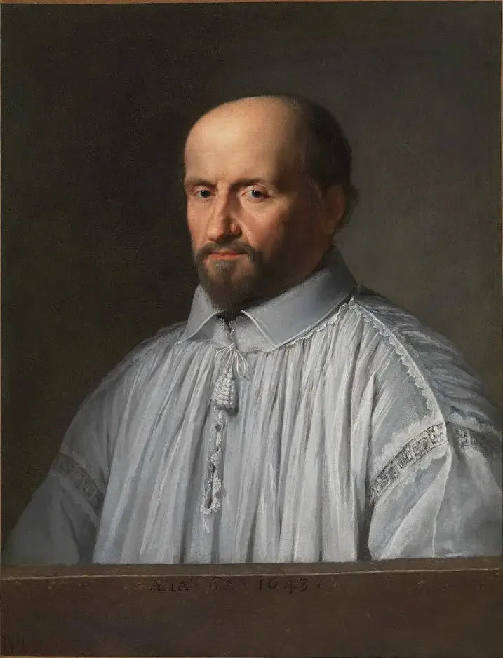 Jean Duvergier du Hauranne, abbot of Saint-Cyran - Philippe de Champaigne