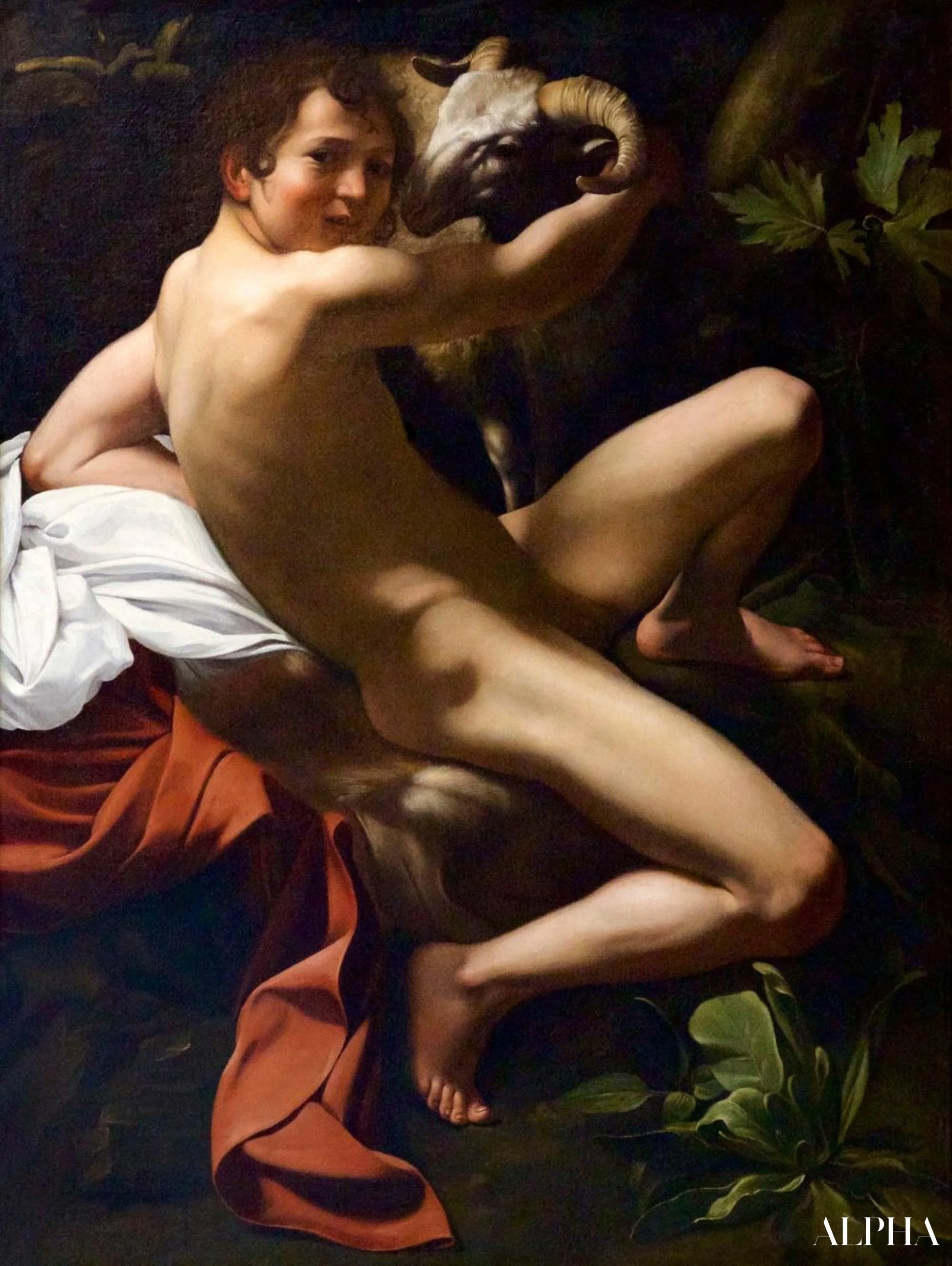 John the Baptist - Caravaggio - High-end reproductions of paintings and artworks