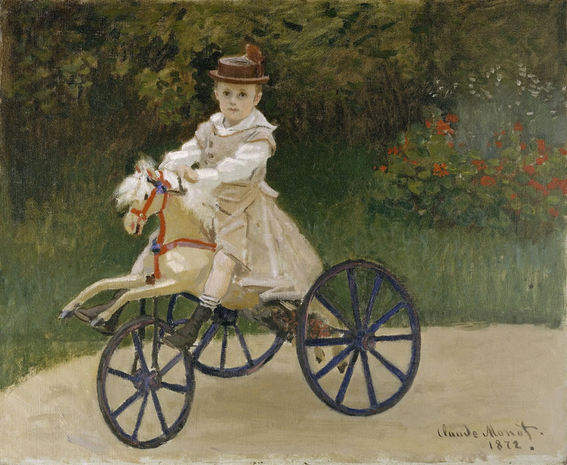 Jean Monet (1867-1913) on his hobby horse - Claude Monet