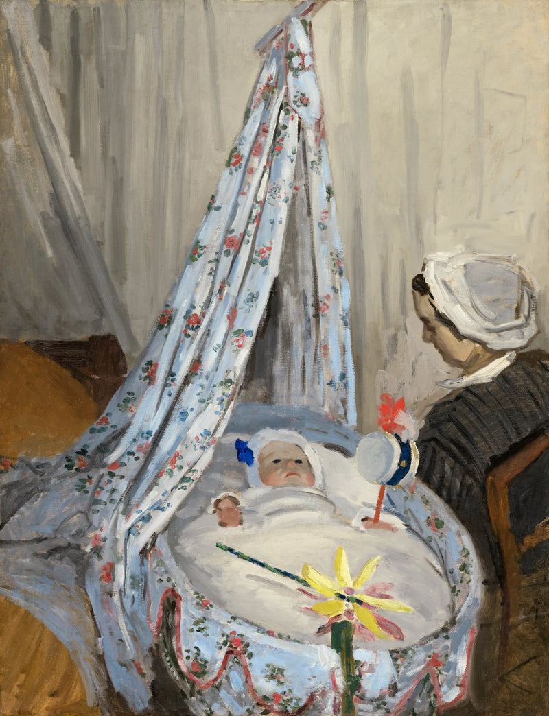 Jean Monet in his cradle - Claude Monet