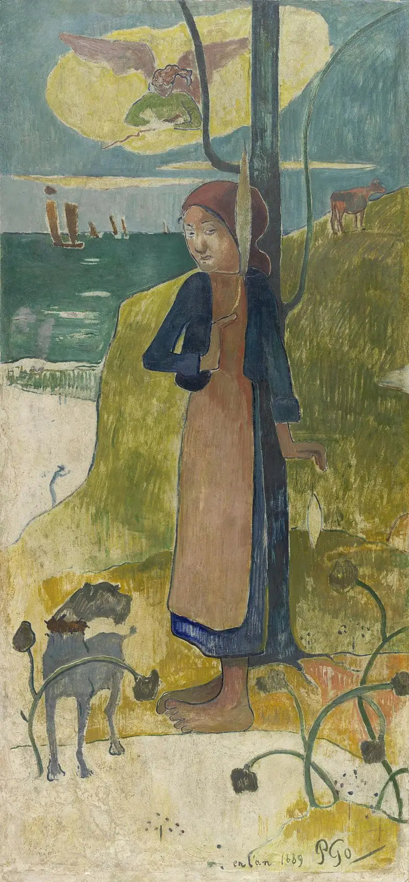 Reproduction du tableau « Jeanne d'Arc - Paul Gauguin » par Alpha Reproduction en peinture à l’huile