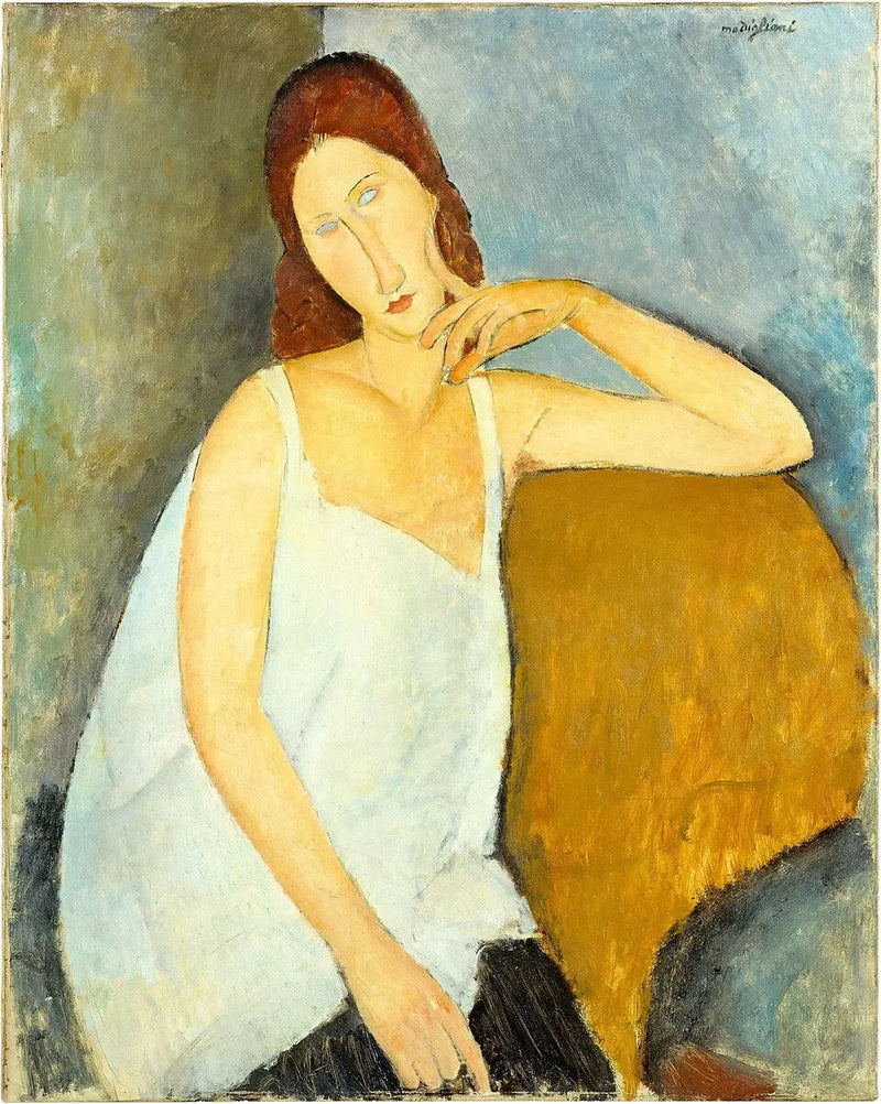 Jeanne Hébuterne with Bare Shoulders - Amedeo Modigliani