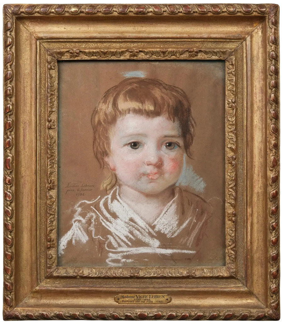 Jeanne Julie Louise Lebrun, the artist's daughter, two years - Élisabeth Vigeé Le Brun