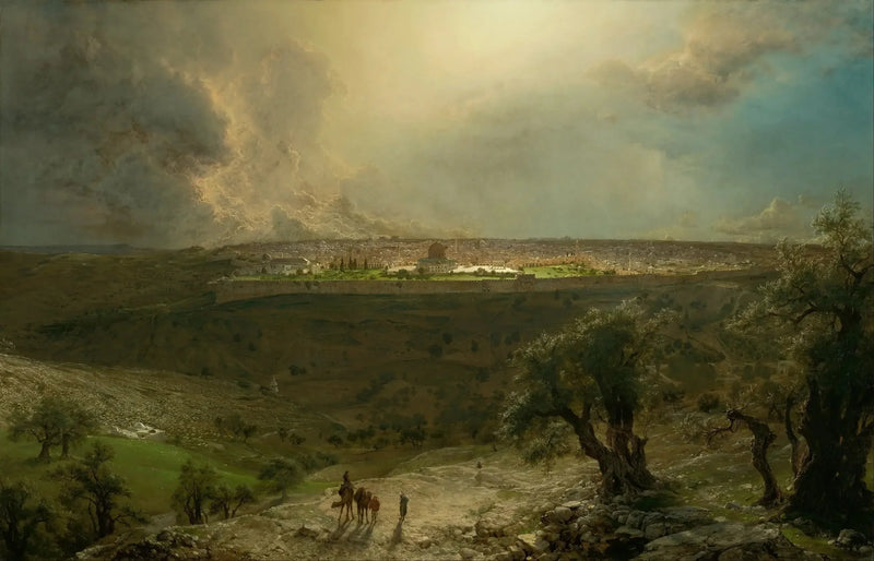 Jerusalem from the Mount of Olives - Frederic Edwin Church
