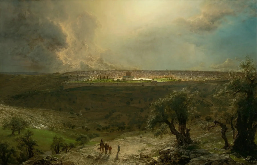 Jerusalem from the Mount of Olives - Frederic Edwin Church