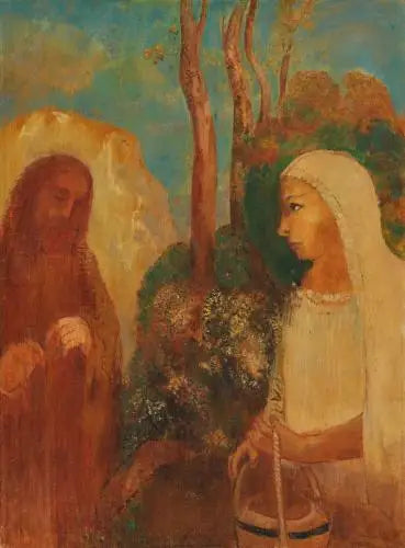Jesus and the Samaritan Woman - Odilon Redon