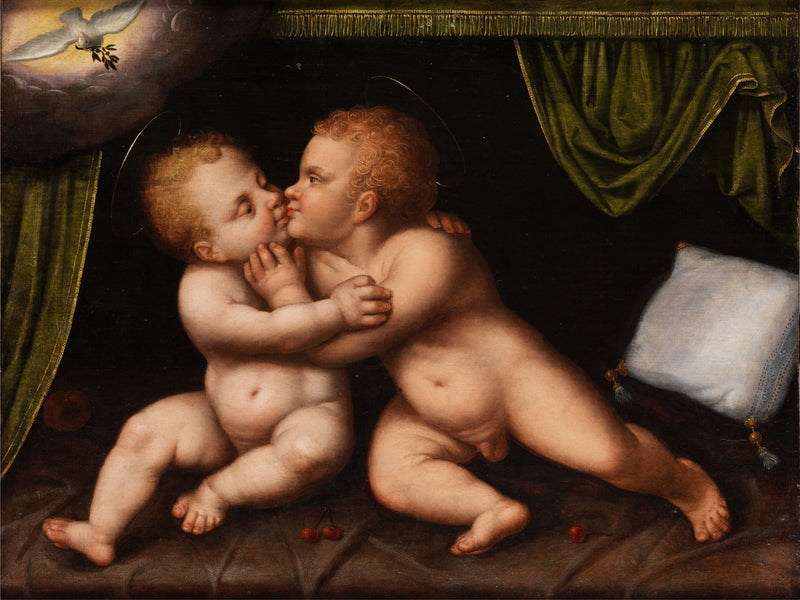 Jesus and Saint John the Baptist as Children - Joos van Cleve