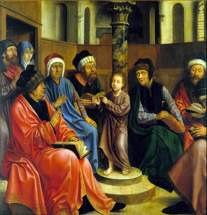 Jesus among the Doctors - Quentin Metsys
