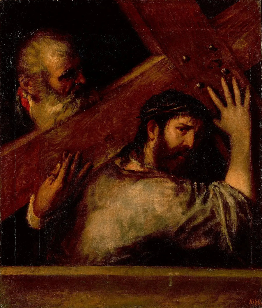Jesus porte sa croix - Titian