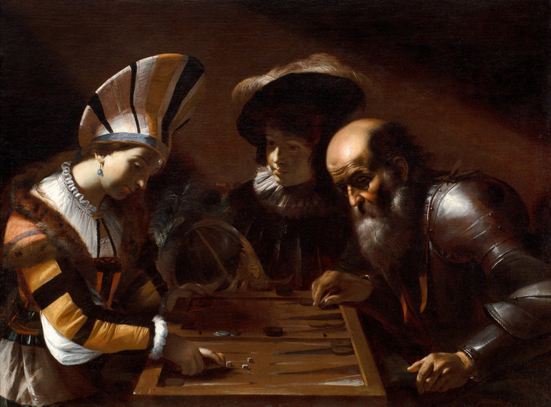 Backgammon Set - Mattia Preti