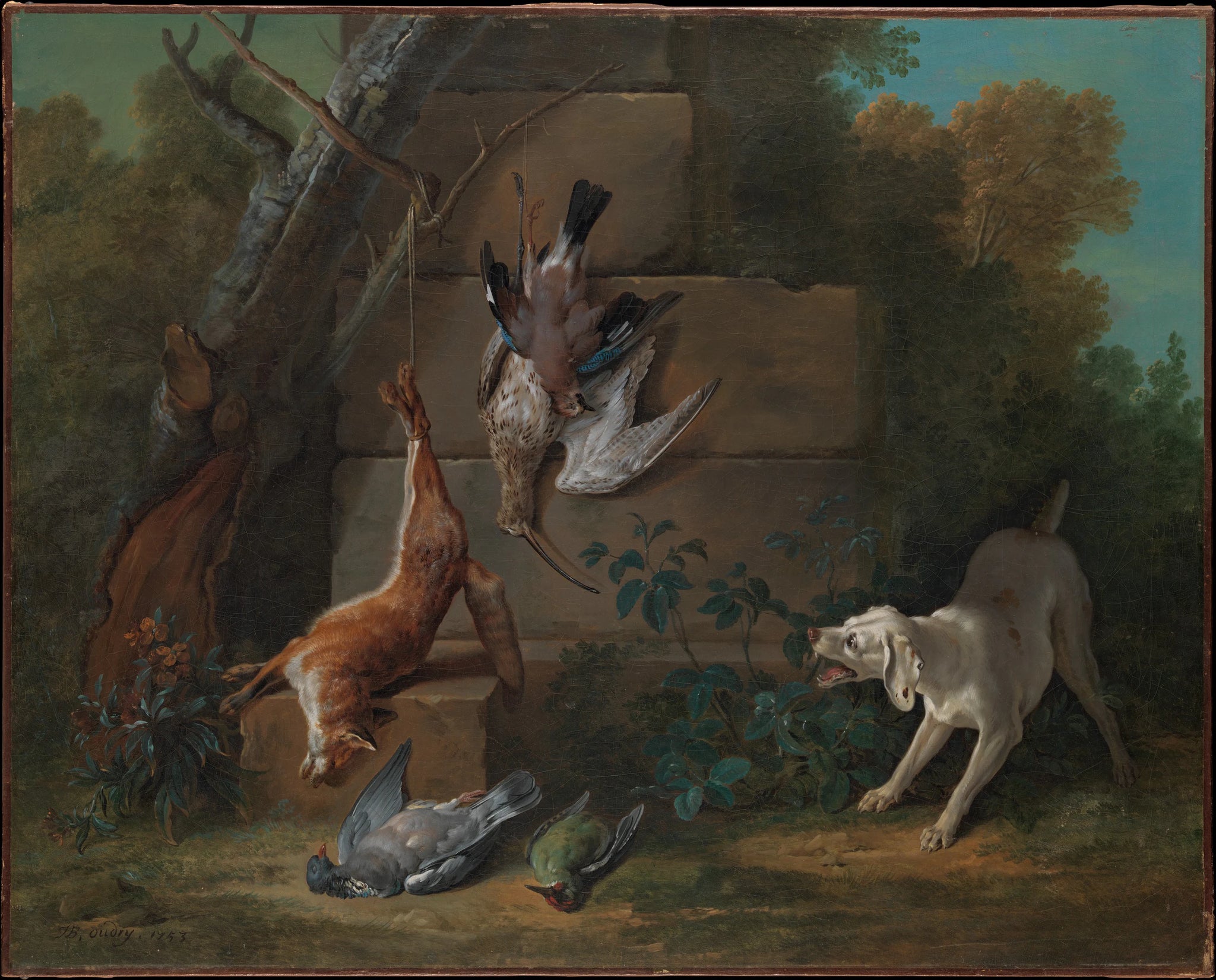 Jeu mort de chien de garde - Jean-Baptiste Oudry