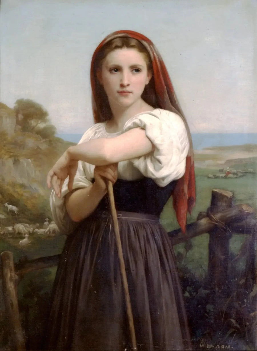 Young Shepherdess - Bouguereau