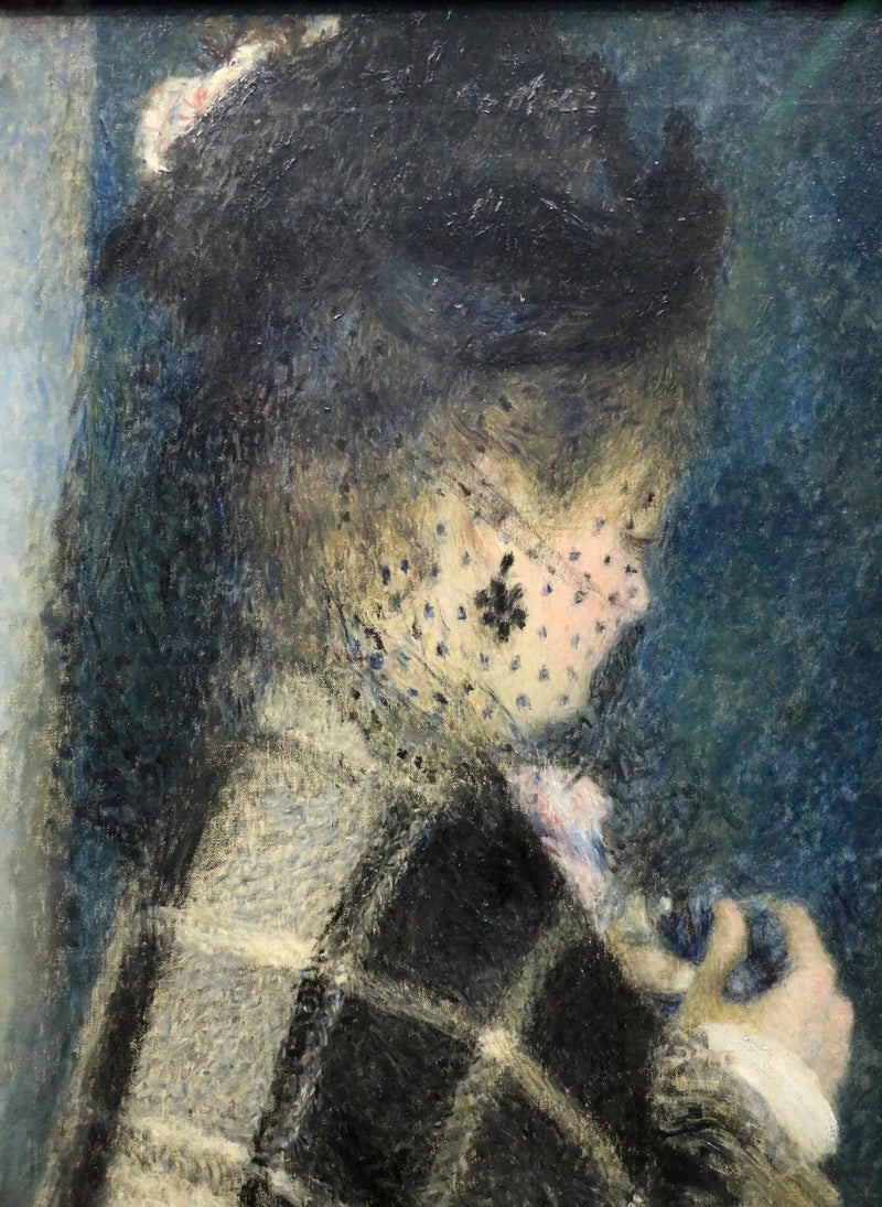 Young Woman with a Veil - Pierre-Auguste Renoir