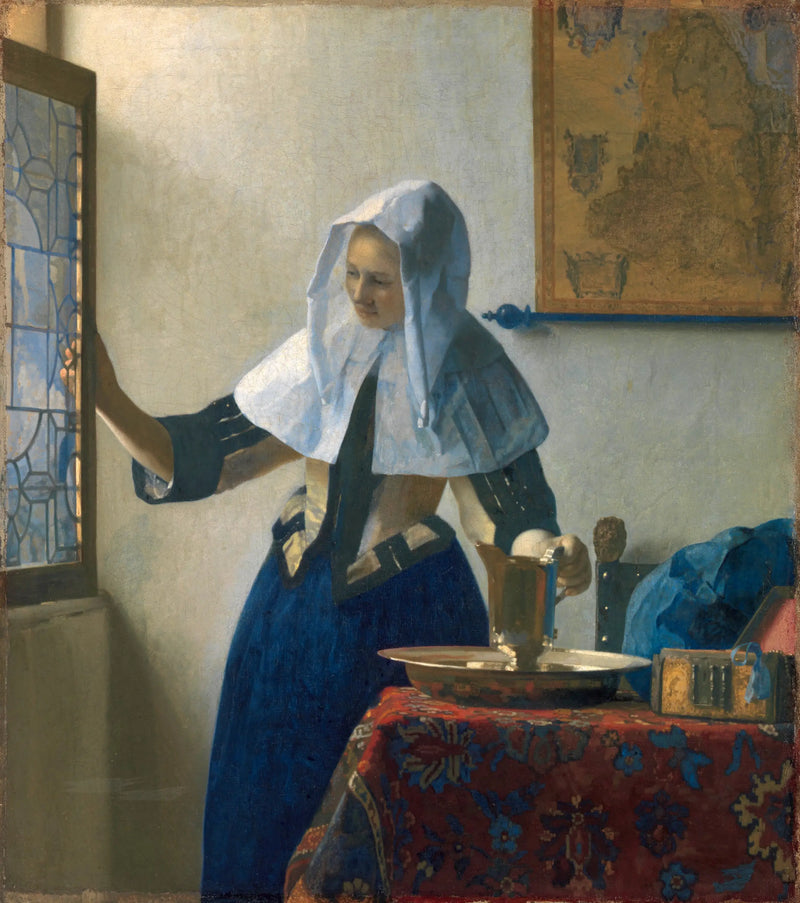 Young Woman with a Pitcher - Johannes Vermeer