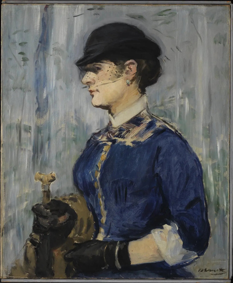 Young Woman with a Round Hat - Édouard Manet
