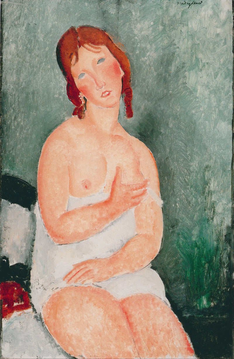 Young Woman in a Shirt - Amedeo Modigliani