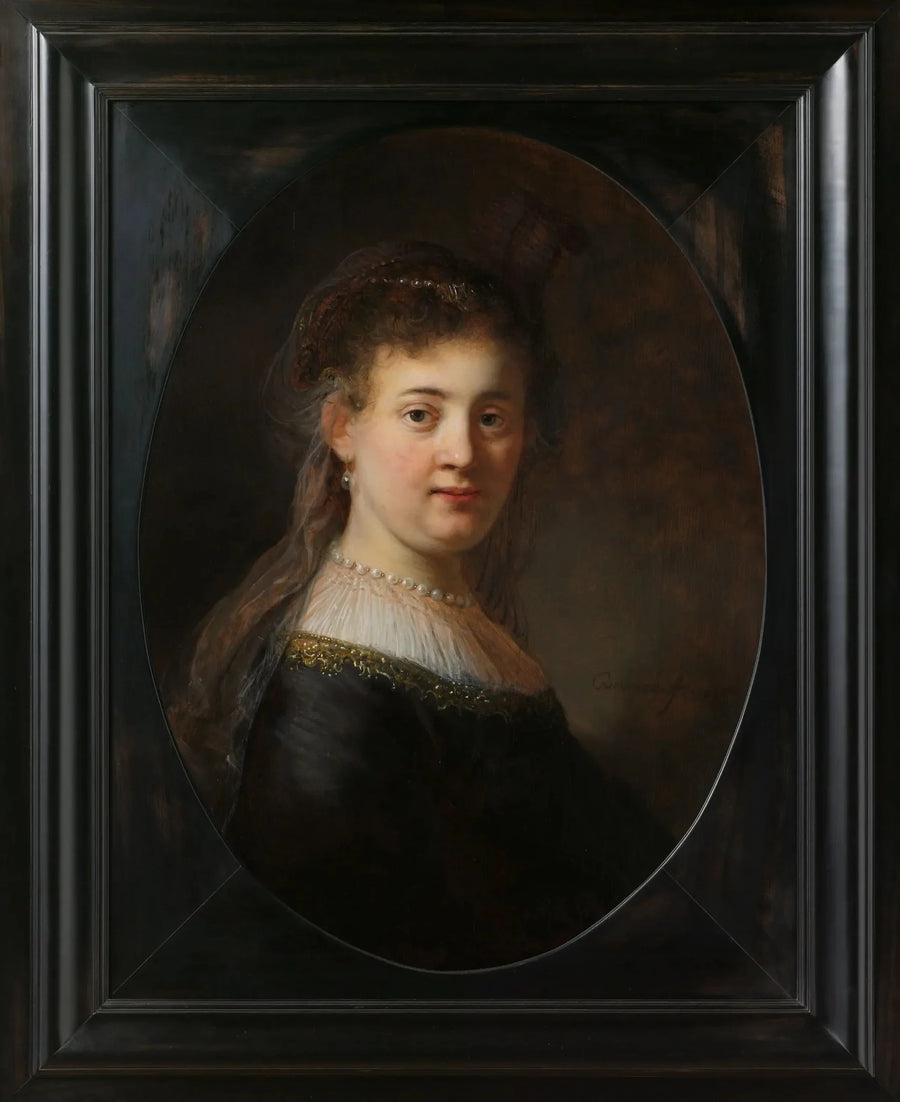 Young Woman in Fantastic Costume - Rembrandt