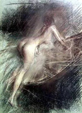 Young woman entering the bath - Giovanni Boldini