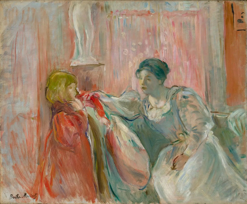 Young Woman and Child - Berthe Morisot