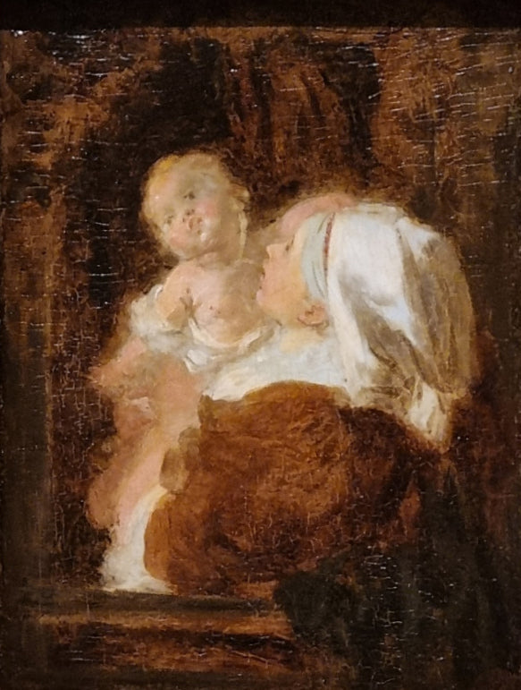 Young woman and child - Jean-Honoré Fragonard