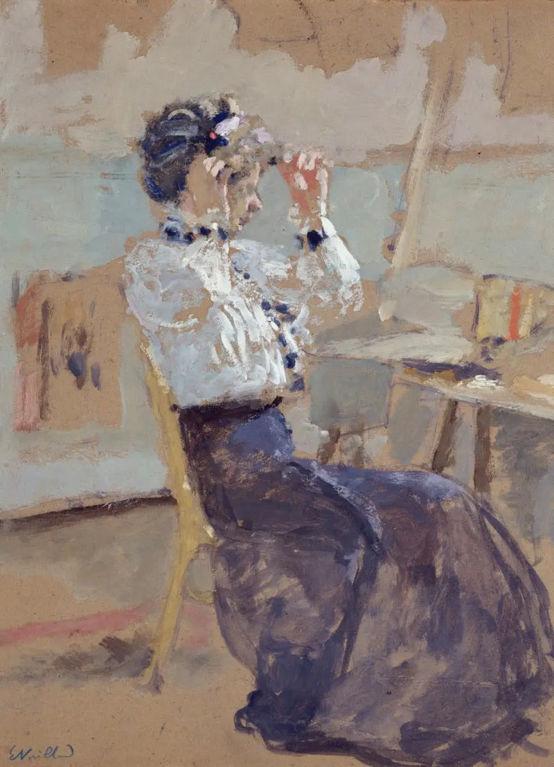 Young woman wearing a hat - Édouard Vuillard
