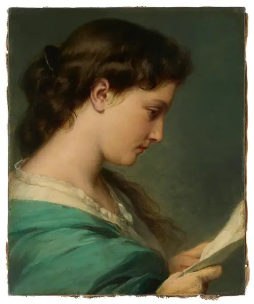 Young woman reading a letter - Franz Xaver Winterhalter