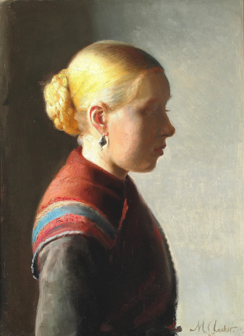 Young woman. -Michael Peter Ancher