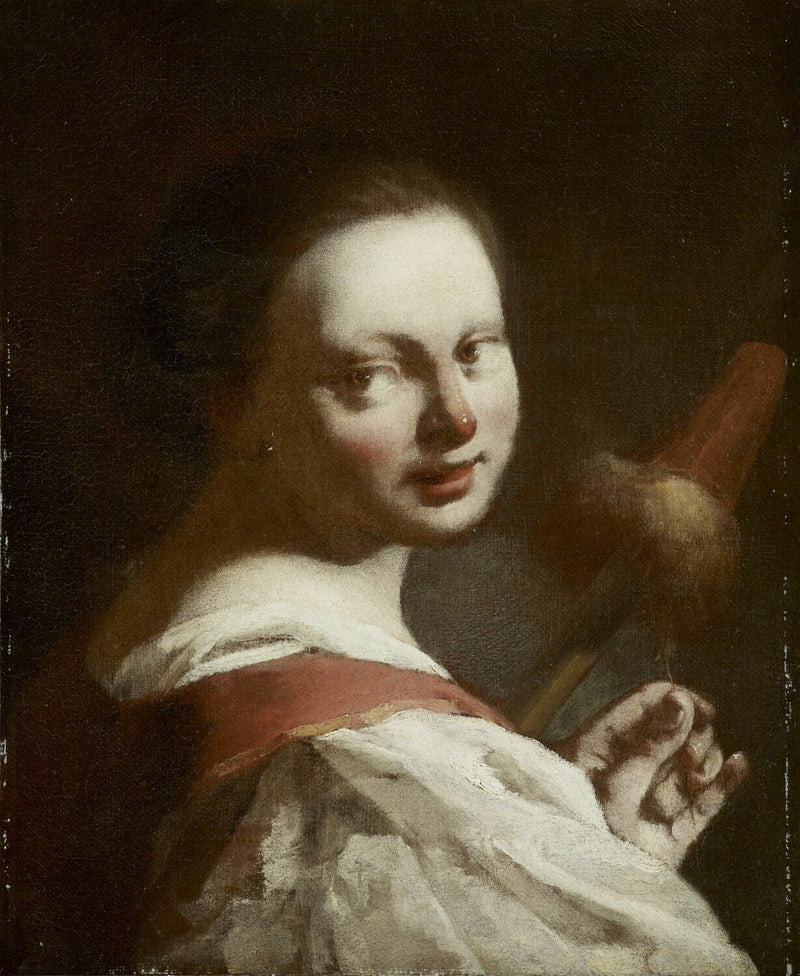 Young Spinning Girl - Giovanni Battista Piazzetta