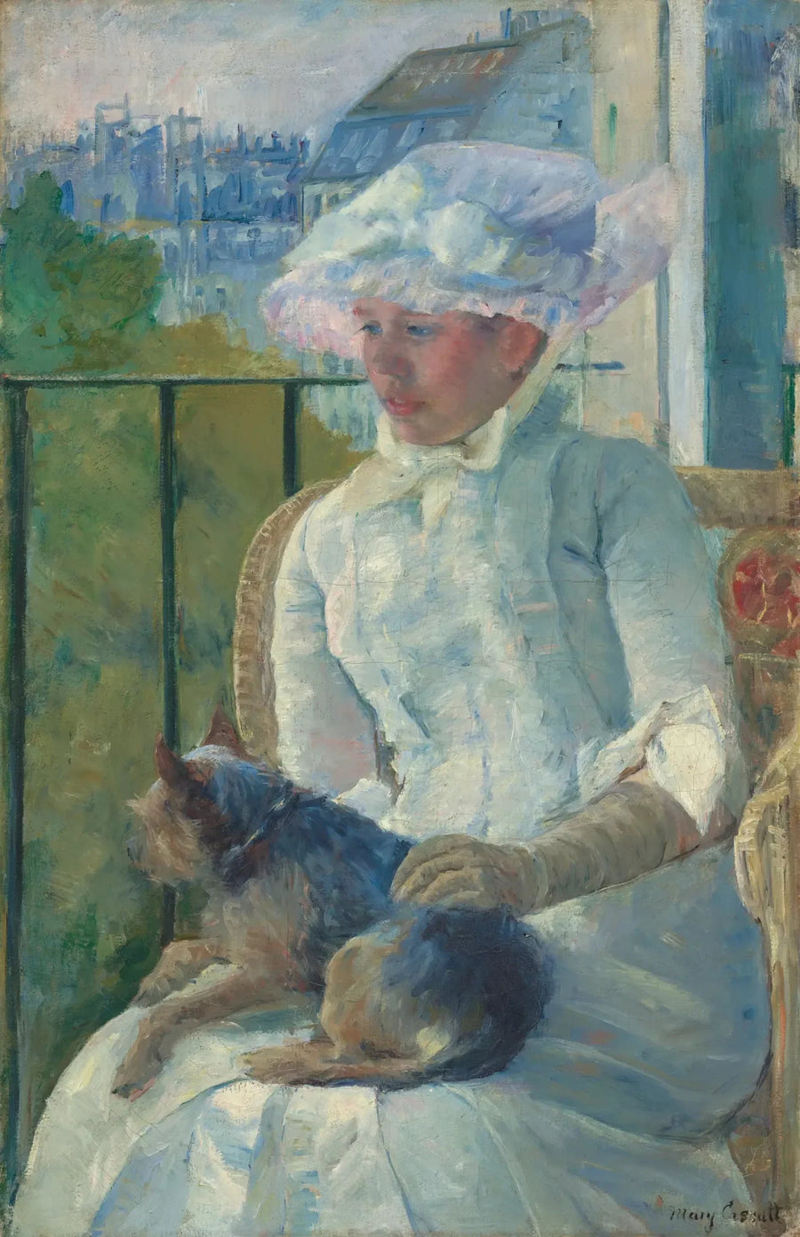 Young Girl at the Window - Mary Cassatt