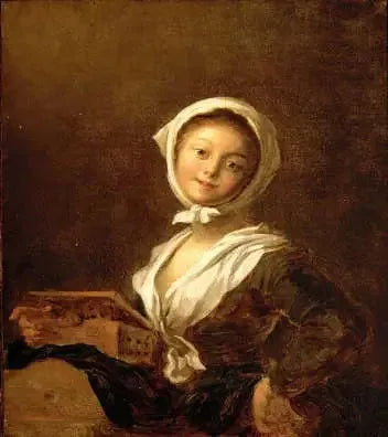 Young Girl with the Marmot - Jean-Honoré Fragonard