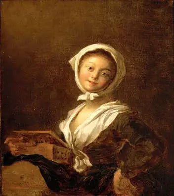 Young Girl with the Marmot - Jean-Honoré Fragonard