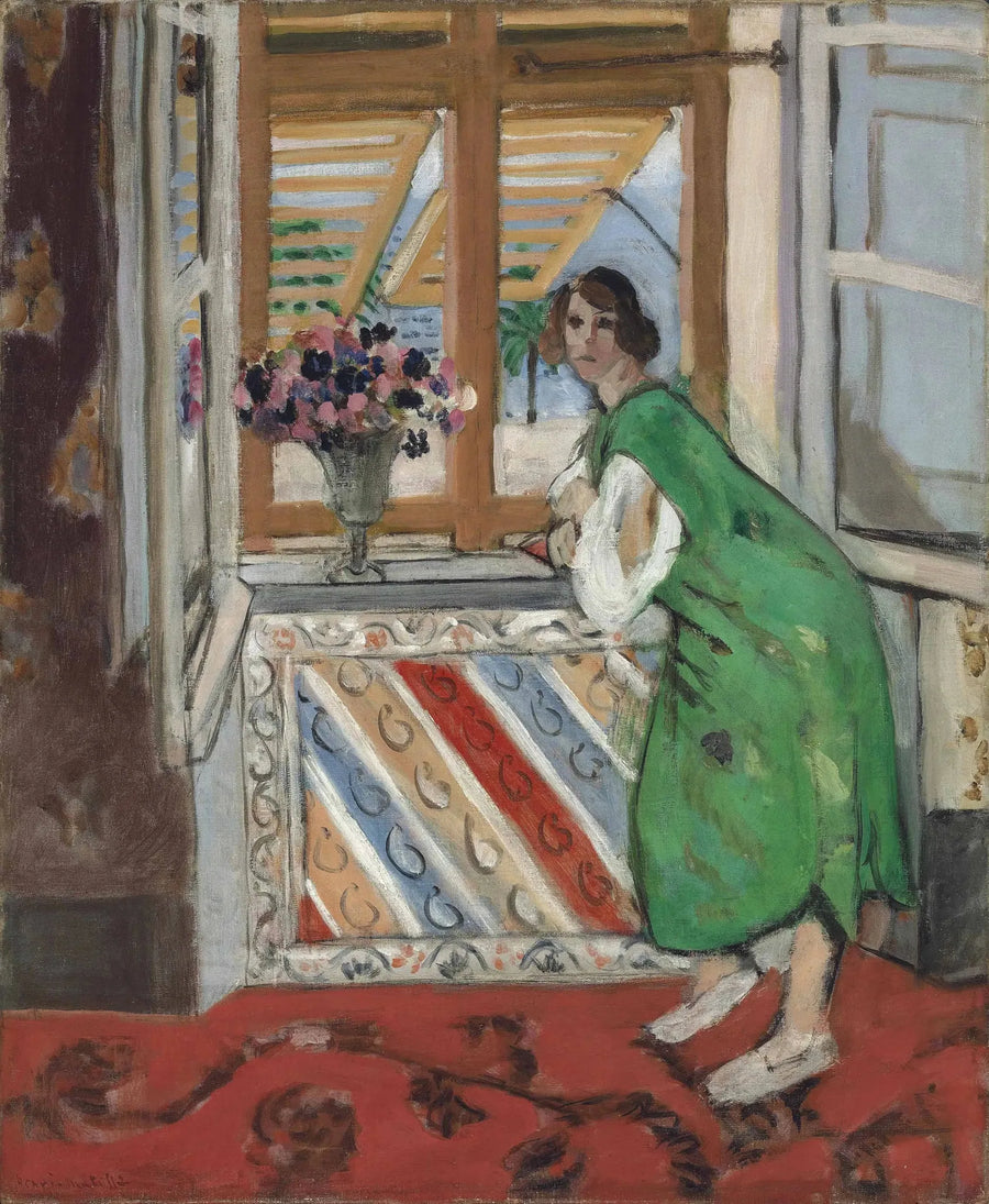 Young Girl in Moorish Style, Green Dress - Henri Matisse