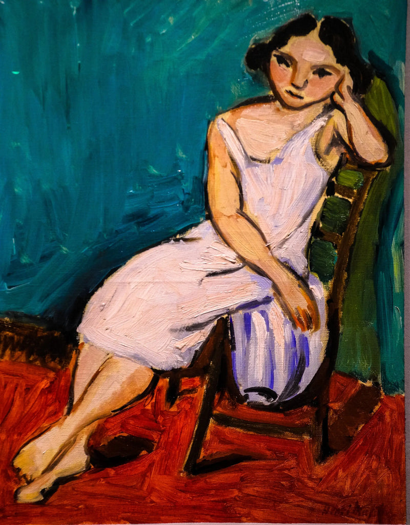 Young Girl Sitting - Henri Matisse