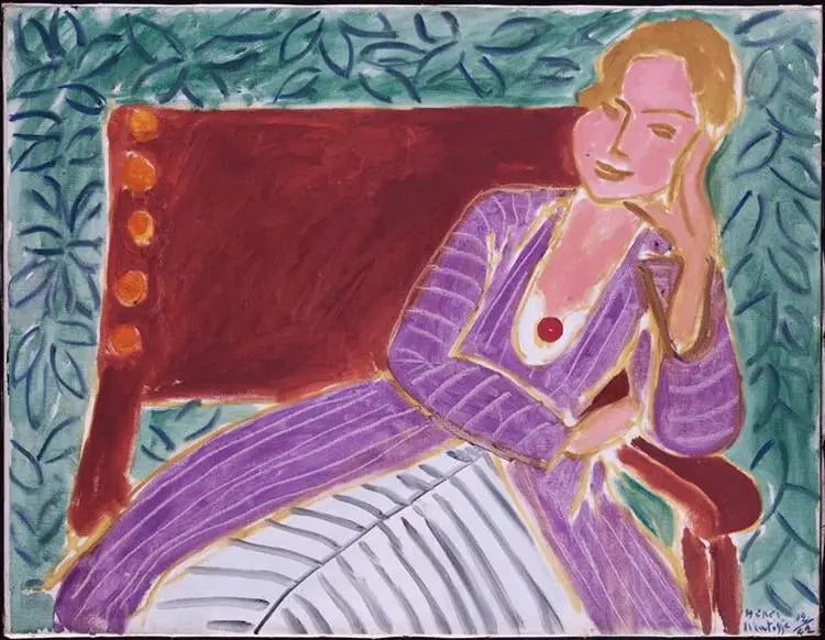 Young Girl Sitting, Persian Dress - Henri Matisse
