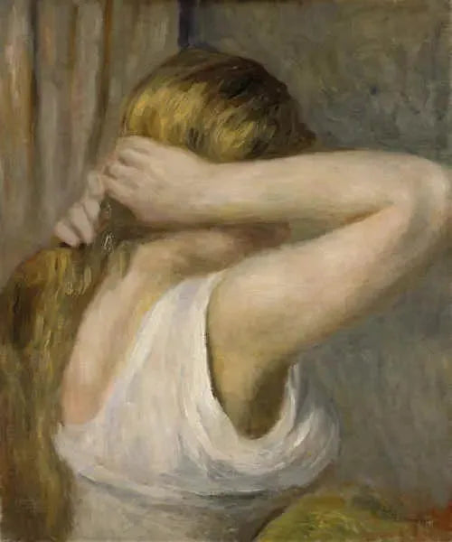 Young Girl with Raised Arms - Pierre-Auguste Renoir