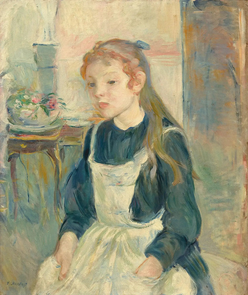 Young Girl with an Apron - Berthe Morisot