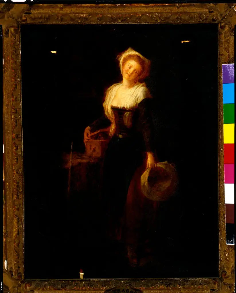 Jeune fille avec une marmotte - Jean-Honoré Fragonard - Alpha Reproduction