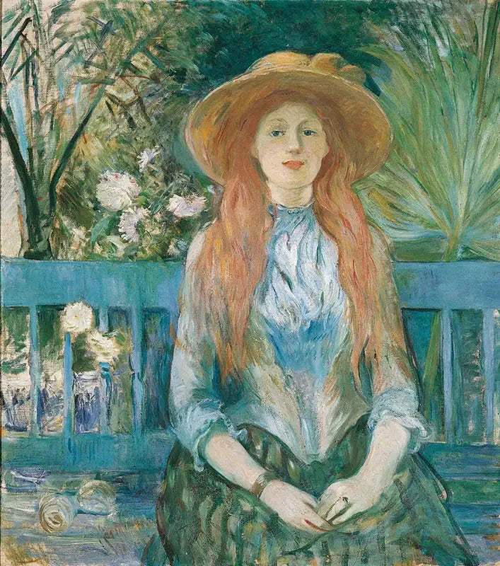 Young Girl in a Park - Berthe Morisot