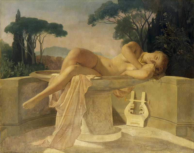 Young Girl in a Vase - Paul Delaroche