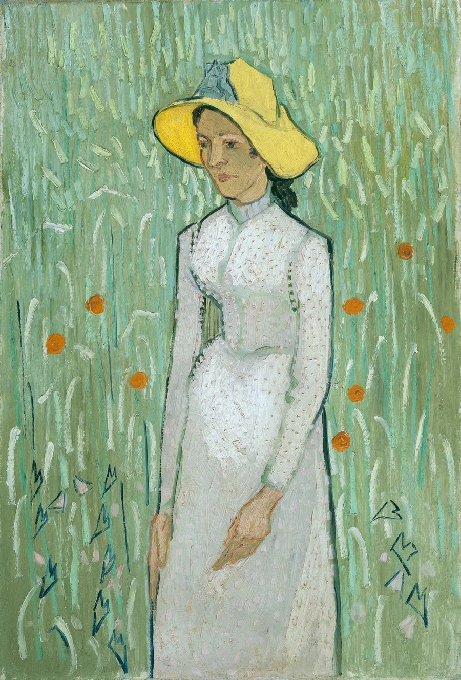 Young Girl in White - Vincent van Gogh