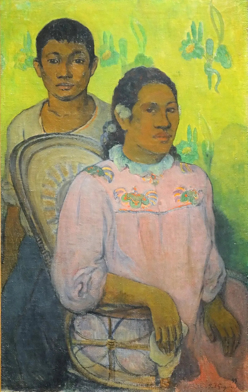 Young Girl and Boy - Paul Gauguin