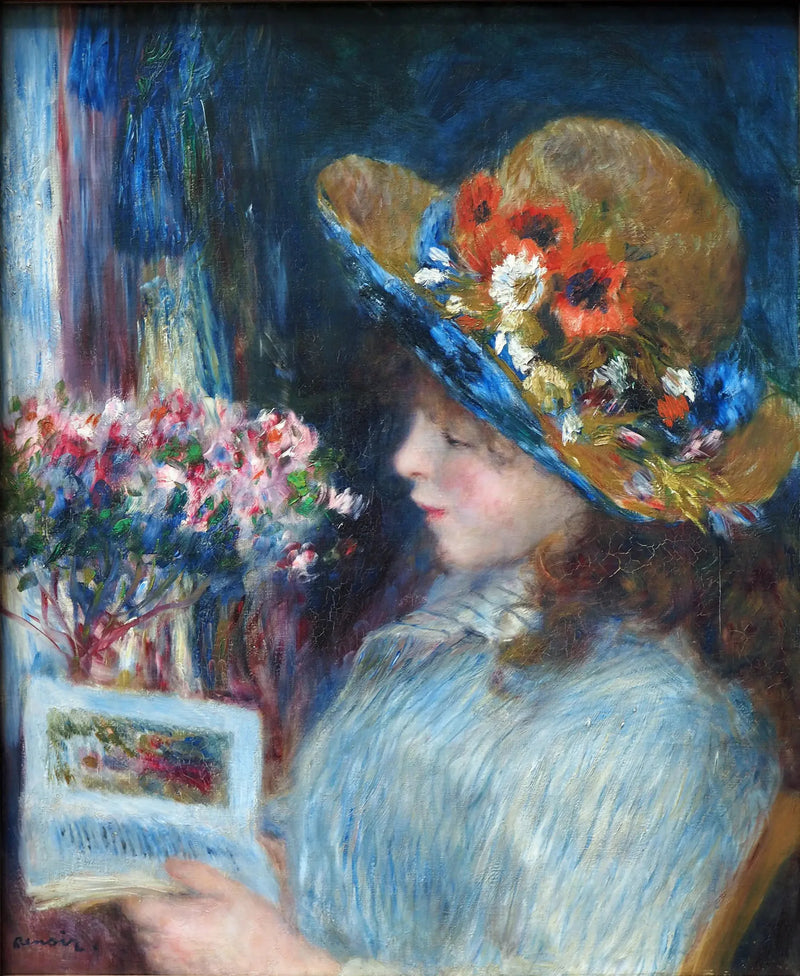 Young Girl Reading - Pierre-Auguste Renoir